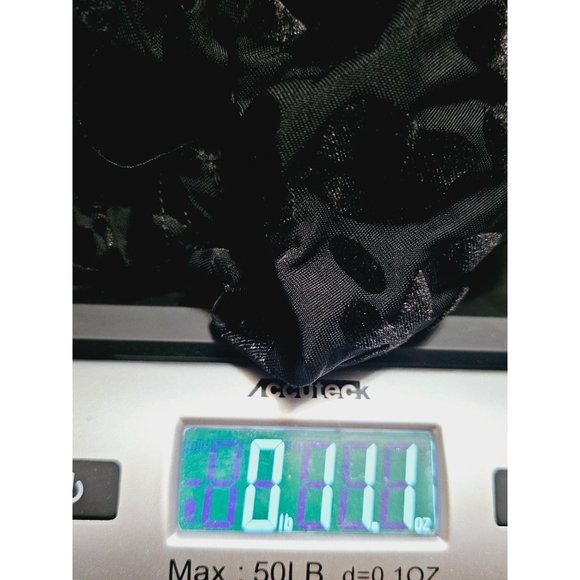 Stem & Vine velvet burnout top XL roses print sheer lace Black - Picture 5 of 13